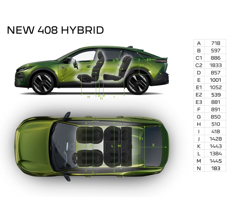 Noul PEUGEOT 408 Plug-in Hybrid Fastback | PHEV & MHEV